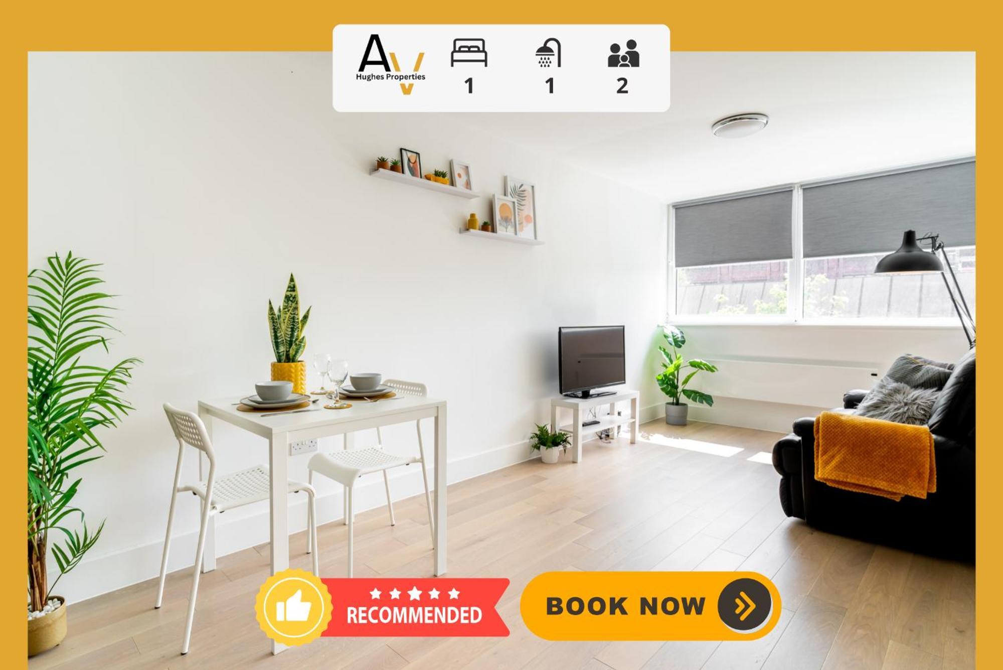 Stylish One-Bedroom Apartment - Free Wi-Fi, 4 Mins From Station, Perfect For Business Stays By Av Hughes Properties ميلتون كينيز المظهر الخارجي الصورة